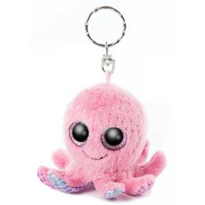 NICI Schlüsselanhänger Glubschis Oktopus Poli, Plüsch, rosa, 1 Stück