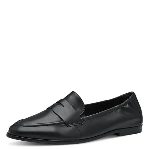 Tamaris Slipper 1-24210-42 001 - Bequemer Damen Slipper - Slipper & Mokassins für Damen mit weichem TOUCH-IT Fußbett für höchsten Komfort. Hochwertiges Leder und einfacher Einstieg machen ihn ideal für jeden Anlass.