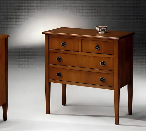 Xlmoebel Schubkastenkommode Luxus Holz Kommode im modernen Design mit Regal und Konsole (1 St., Kommode), Hergestellt in Europa