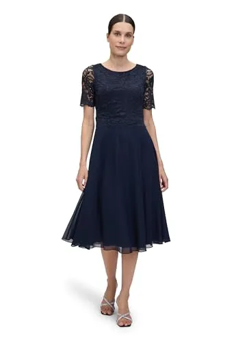 Produktbild Vera Mont Damen 0113/4825 Partykleid, Blau (Night Sky 8541), 38