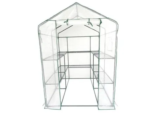 TrendLine Balkongewächshaus 143 x 143 x 195 cm - Gewächshäuser & Frühbeete, ideal für den Anbau von Pflanzen auf kleinem Raum mit optimalem Licht- und Witterungsschutz.