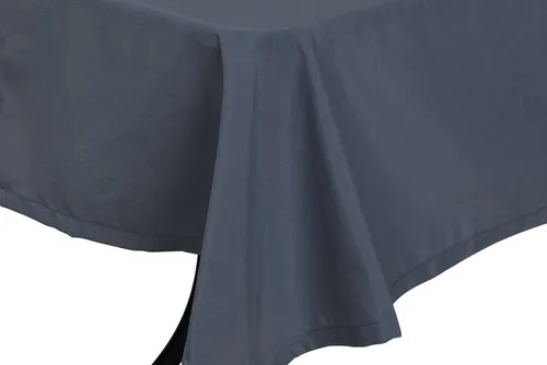 KETTtex Gartentischdecke Tischdecke 140x180 cm graphitgrau 2146 einfarbig rechteckig KETTtex