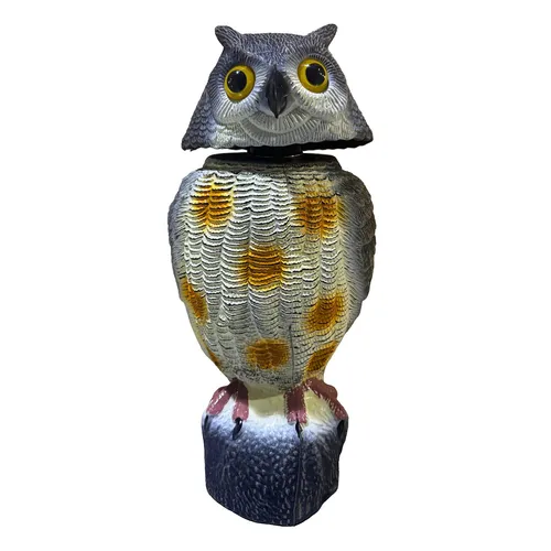 Vogelabwehr Eule Taubenabwehr Taubenschreck Vogelschreck Eulenattrappe Garten