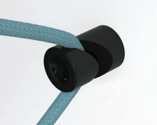 CREATIVE-CABLES ITALY DECKEN- ODER WANDMONTIERTER V-HAKEN FÜR TEXTIL-ELEKTROKAB