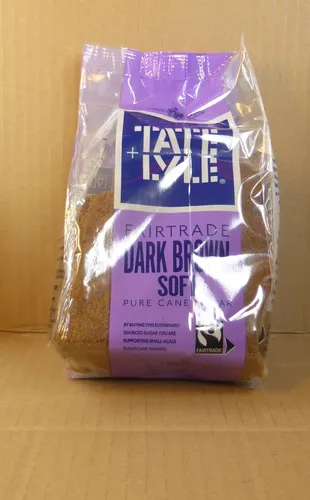 Tate+Lyle Dunkler Brauner Zucker 500g - Fairtrade & Vegan - Unraffinierter, dunkler brauner Zucker aus 100% Zuckerrohr, ideal zum Backen und Süßen. Fairtrade-zertifiziert und vegan für bewussten Genuss.