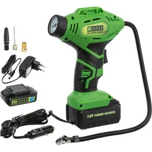 Zipper Luftpumpe ZI-LPE20-AK, elektrisch, 18V / 1,3Ah, für alle Ventile, 6,8 bar / 99 psi