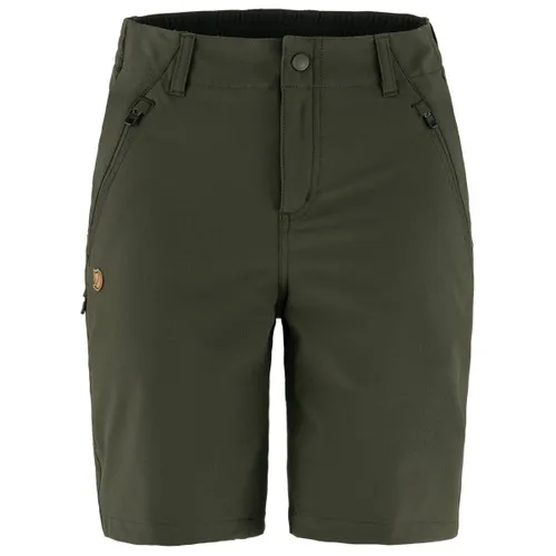 Fjällräven Women's Abisko Trail Stretch Shorts - Oliv Gr. 36 - Leichte Stretch-Shorts für optimale Bewegungsfreiheit beim Wandern und Trekking. Ideal für sommerliche Bergtouren und aus robustem Material gefertigt.