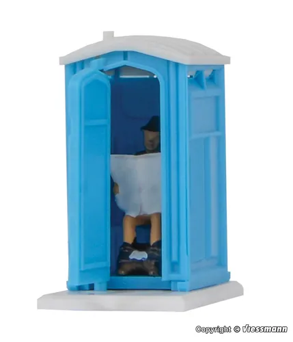 Viessmann Modelltechnik 1545 H0 Baustellen-Toilette von Viessmann