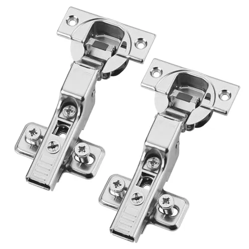 2er Set BLUM Topfband Mittelanschlag 71B3650 110° mit Schließautomatik inkl. Montageplatte 173L8100 und Systemschrauben