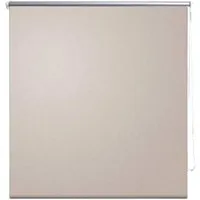 vidaXL Verdunkelungsrollo Klemmrollo mit Kettenzug - Seitenzug- & Springrollos, hochwertiges blickdichtes Rollo mit thermobeschichteter Rückseite für optimale Wärme- und Lichtabweisung, ideal für jedes Zimmer.