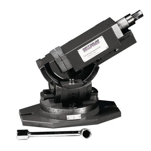 Optimum Dreiachsenschraubstock MV3-75, 3354175 - Präziser Dreiachsenschraubstock für vielseitige Anwendungen, ideal für Werkstätten und professionelle Anwendungen.