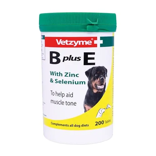 Vetzyme B Plus E Tabletten mit Zink und Selenium, 200 Tabletten