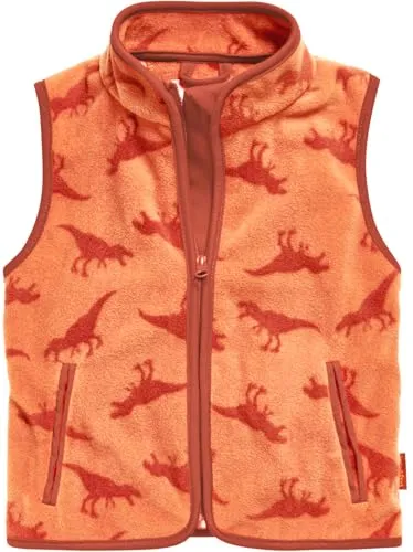 Playshoes Unisex Kinder Fleece Weste in gelb von PLAYSHOES