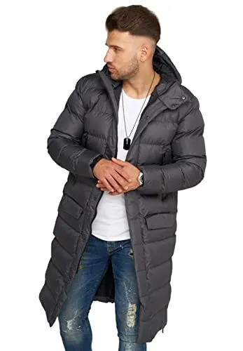 Soulstar Herren Winter-Parka mit Kapuze - Funktionsjacke für Herbst & Winter, gefertigt aus hochwertigen Materialien für optimale Passform und Komfort.