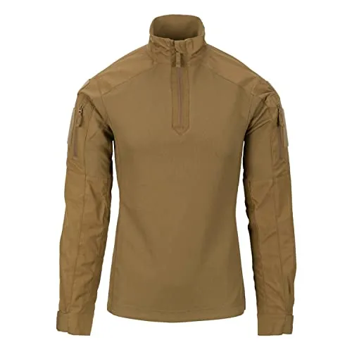 Helikon-Tex MCDU Combat Shirt - Coyote - Hochwertiges Combat Shirt für Schießsport und Outdoor-Aktivitäten. Atmungsaktives Obermaterial, strapazierfähige Armtaschen und verstärkte Ellbogen für höchste Funktionalität und Komfort.