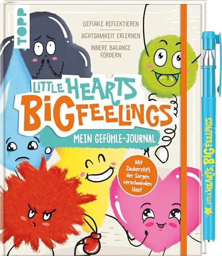 Little Hearts - Big Feelings - Mein Gefühle-Journal: Begleitet Eltern und Kinder durch die bunte Welt der Gefühle