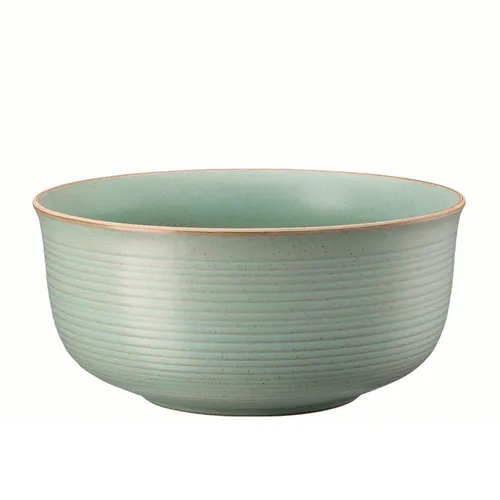 Thomas Porzellan Schüssel Nature Leaf 24 cm - Schüssel aus spülmaschinengeeignetem Steinzeug, rund und ideal für stilvolle Präsentationen von Speisen, perfekt für jede Tischdekoration.