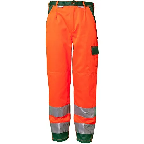 Bundhose 2018 in Warnorange/Grün, Größe 42