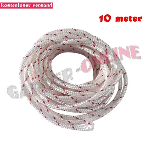 10m Ø 3,5mm Starterseil für Stihl Husqvarna Dolmar Echo Motorsägen Rasenmäher