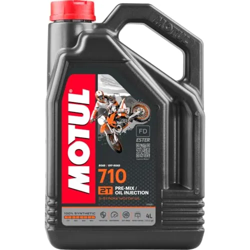 MOTUL 710 2T Motoröl 4 Liter in weiß von Motul