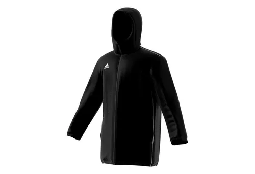adidas Performance Winterjacke Kinder Stadionjacke Core 18 - Funktionsjacke für Kinder, schützt vor Regen und Kälte mit gefütterter Kapuze und seitlichen Taschen für optimalen Komfort.