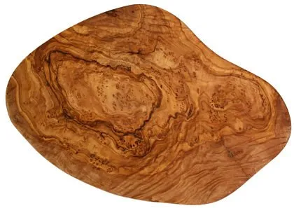 Schneidbrett, Servierbrett Naturform klein Olivenholz ca 25 cm lang, ca 2 cm stark jedes Brett ein Unitkat