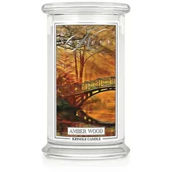 Amber Wood Duftkerze 623g