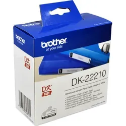 Brother PT Etiketten DK22210  weiss  29mm x 30,48m  Rolle