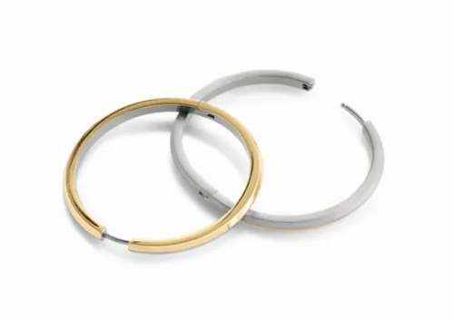 Boccia Damen-Creolen Titan 40 mm 0573-02 von Boccia Titanium