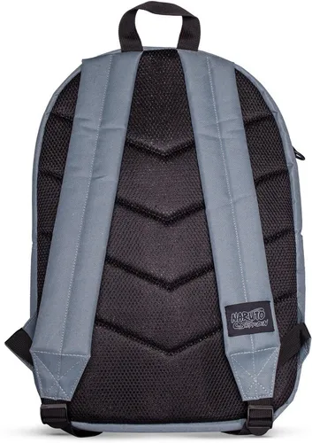 Naruto Rucksack Uni Shippuden - Duo grau/schwarz - Offiziell lizenzierter Naruto Rucksack aus 100% Polyester mit coolem Siebdruckdesign und Laptop-Hülle, ideal für Anime-Fans und den Alltag.