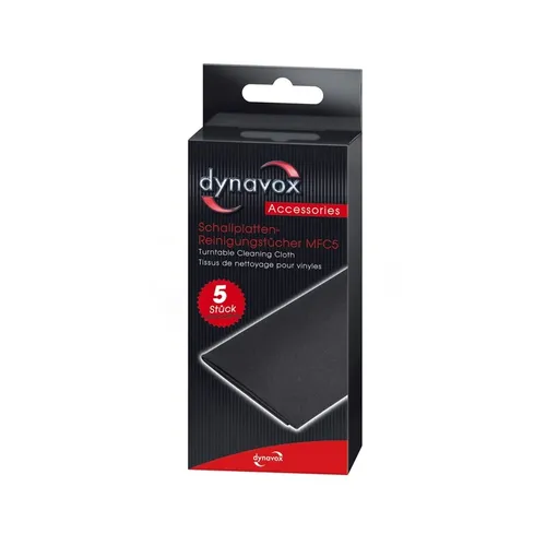 Schallplattenreinigungstücher MFC5 5 Stück von Dynavox 240x165mm Microfaser