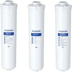 Aquaphor-Kartuschen K3, KH, K7 - Ersatzfilter - Wasserfilter-Kartuschen für Aquaphor-Systeme, sorgen für reines Wasser und verbessern den Geschmack.