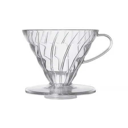 Hario V60-02 Plastic Dripper Clear Hario 4977642730465 in weiß von HARIO