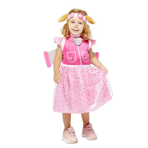 Paw Patrol Skye Deluxe Kostüm für Kinder in pink von Amscan