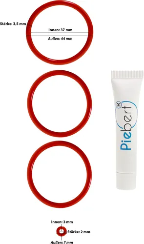 Piebert Pflegeset 200801 für Tchibo Esperto Caffè/Latte/Pro, Severin KV8090, Beko CEG, Smeg BCC, Grundig KVA 4830 Brühgruppen / Kaffeevollautomaten inkl. Video-Anleitung