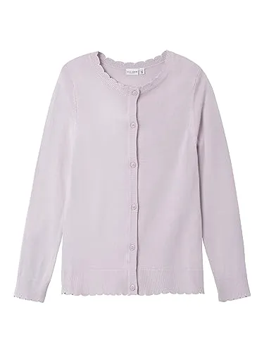 NAME IT Girl Strickjacke Langarm, 92, Orchid Hush