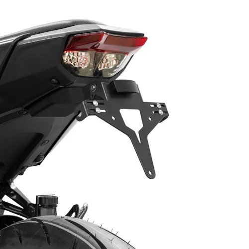 ZIEGER Kennzeichenhalter für Yamaha MT-09 - Hochwertiger Kennzeichenhalter für Yamaha MT-09. Robuste Bauweise, stufenlos verstellbarer Neigungswinkel und einfache Montage ohne Verkleidungsänderungen. Ideal für sportliche Optik und perfekte Passform.