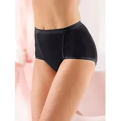 Formslip WÄSCHEPUR, Damen, Gr. 36/38, 3 Stk., schwarz, 90% Baumwolle, 10% Elasthan, Unterhosen Formslip