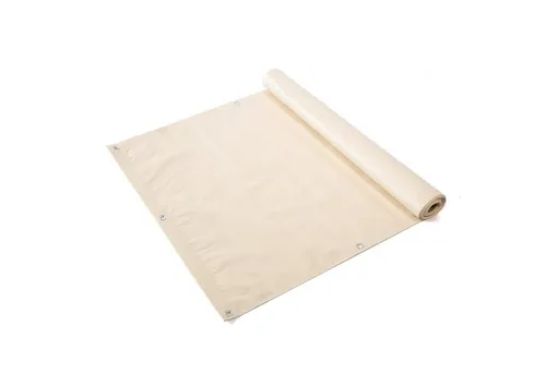casa pura Balkonsichtschutz Beige 90 x 600 cm - Vielseitiger Sichtschutz für Balkone, in Beige, inklusive Befestigungsschnur. Ideal für mehr Privatsphäre und Schutz vor Wind und Blicken.