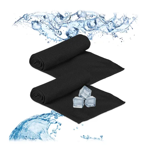 Kühlendes handtuch Kühlhandtuch Kühltuch Set Mikrofaser Handtücher 4 Stück