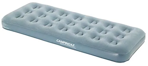Campingaz Luftbett Quickbed Single - Indoor/Outdoor Luftmatratze eine Person, Velours Gästebett, Komfort Einzelbett, Campingbett, Wandern, Trekking, Festivals, 188 x 74 x 19 cm, max. 148 kg
