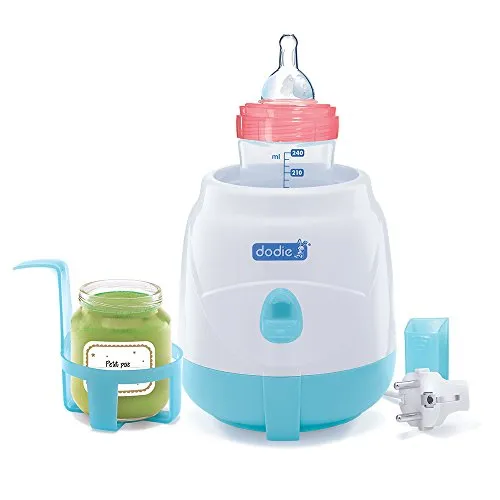 Dodie Babyflaschenwärmer, elektrisch, kompakt, blau, Einheitsgröße
