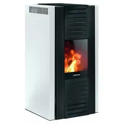 Produktbild Pelletofen Justus Sirkos Seidenweiß 6 kW