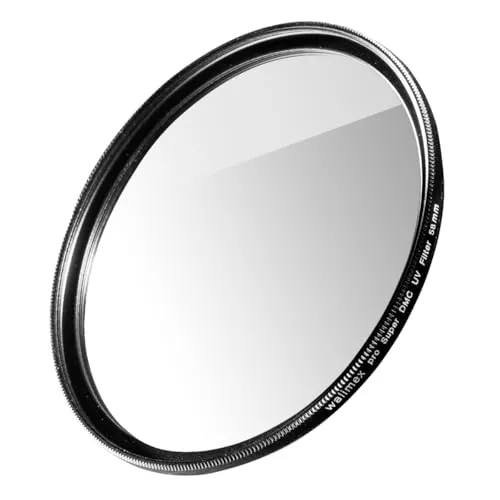 Walimex pro UV-Filter Slim Super DMC 58mm - besonders hochwertiger UV Filter Objektivfilter, Slim nur 2.5 mm,16x Super DMC Vergütung, für Objektivschutz und brilliante Farben, mit Box