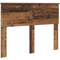 vidaXL Kopfteil Altholz 120 cm – Modernes Design für dein Schlafzimmer - Elegantes Kopfteil aus Holzwerkstoff, das Stil und Funktionalität vereint. Pflegeleicht und langlebig, perfekt für jedes Schlafzimmerlayout. Einfach zu montieren und sorgt für eine entspannte Atmosphäre.