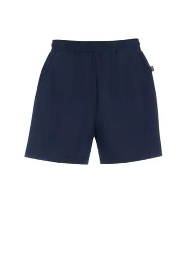 TRIGEMA Herren Shorts aus 100% Baumwolle - Herren-Shorts in navy, aus reiner Baumwolle für ein angenehmes Tragegefühl. Sportlich, mit Elastikbund und praktischen Eingrifftaschen – ideal für Freizeit und Sport.