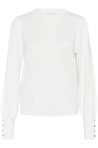 Kaffe Pullover in Weiß - XXL