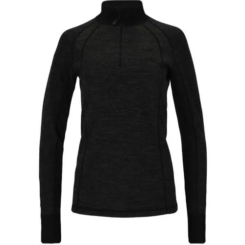 Whistler Candee W Merino Wool Ski Pulli - Dunkelgrau Melange, Größe 38 - Der Whistler Candee W Merino Wool Ski Pulli bietet optimalen Komfort und Funktionalität. Mit verstellbarem Reißverschluss und atmungsaktiven Eigenschaften ist er ideal für Skifahren und den Alltag.