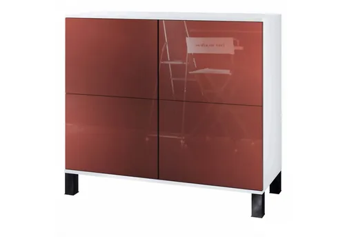 Vladon Kommode Rova V3 in rot von Vladon