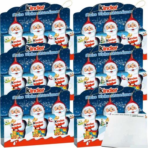 Ferrero Kinder kleine Weihnachstmänner 3 Figuren in Aufsteller 6x45g usy Block